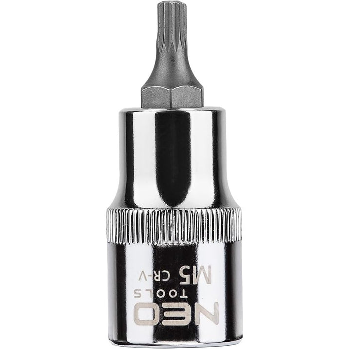 Topex 08-730 inserto spline su b bussola 1/2 m5 x 55 mm accia ds