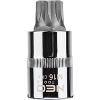 Topex 08-736 inserto spline su b bussola 1/2 m16 x 55 mm acciai