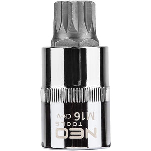 Topex 08-736 inserto spline su b bussola 1/2 m16 x 55 mm acciai