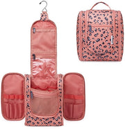 Toilettes per donne e toilette per uomini - Toilette appesa per bambini e borsa cosmetica per uomini - Toilette per donne e ragazze (tela di leopardo (medium))