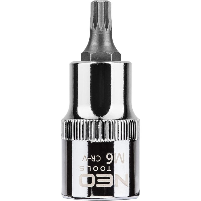 Topex 08-731 inserto spline su b bussola 1/2 m6 x 55 mm acciaio