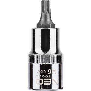 Topex 08-731 inserto spline su b bussola 1/2 m6 x 55 mm acciaio