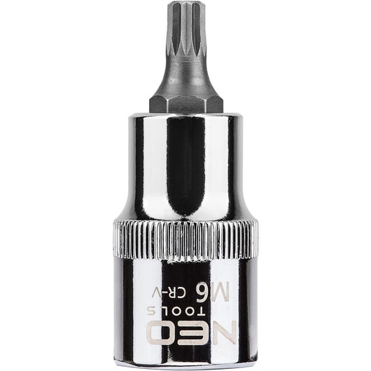 Topex 08-731 inserto spline su b bussola 1/2 m6 x 55 mm acciaio