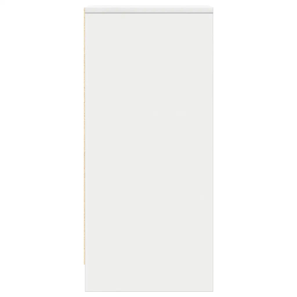 vidaXL Credenza Bianca 29,5x34x76 cm in Legno Multistrato