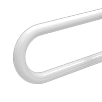 Maniglione barra fissa cm 60 con rinforzo universale destra sinistra bianco