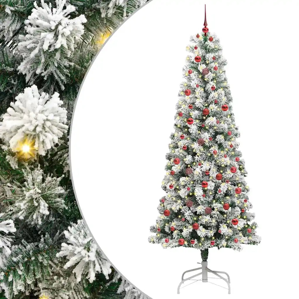 Albero di Natale Artificiale con Rami Pieghevoli 240 cm 3395613