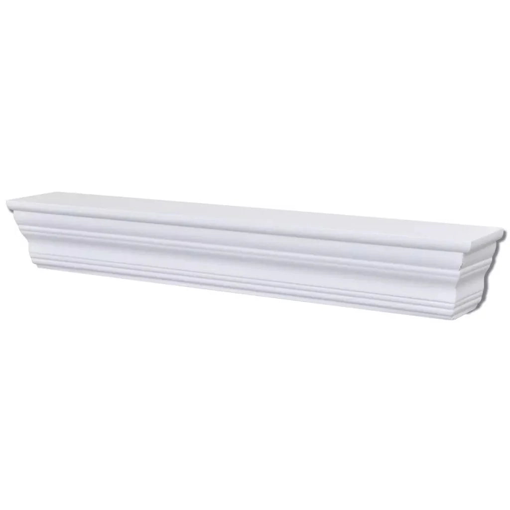 Aaliyah Scaffale da parete bianco da 2 pezzi 2702116/2