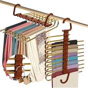 Hangers multifunzionali con 9 strati per risparmio di spazio nel guardaroba