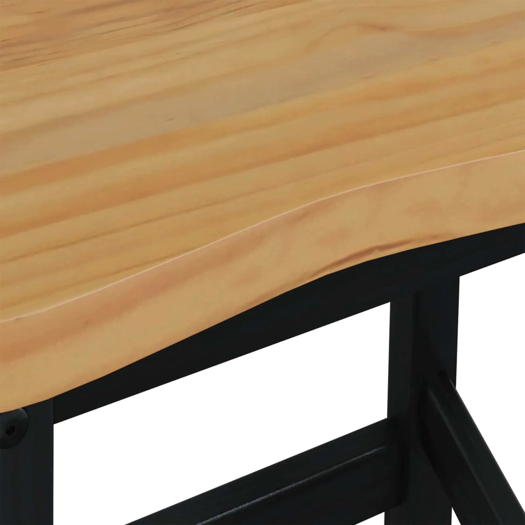 VidaXL Sgabello da Bar Alto EKAI 2 pcs Nero 40 x 29 x 63 cm 42037015