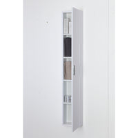 PENSILE SOSPESO 24X15XH150CM BIANCO LUCIDO.