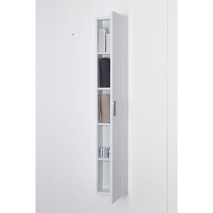 PENSILE SOSPESO 24X15XH150CM BIANCO LUCIDO.