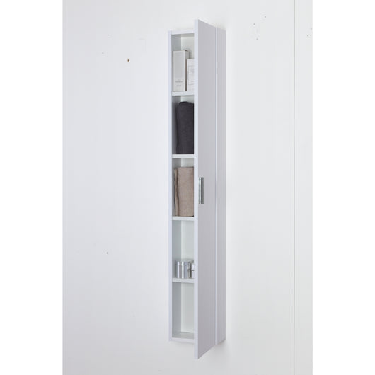 PENSILE SOSPESO 24X15XH150CM BIANCO LUCIDO.