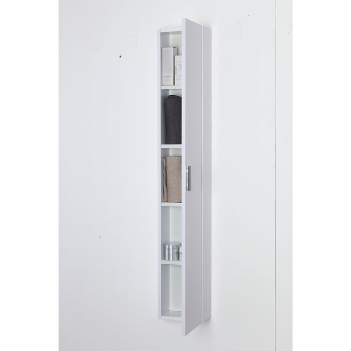 PENSILE SOSPESO 24X15XH150CM BIANCO LUCIDO.