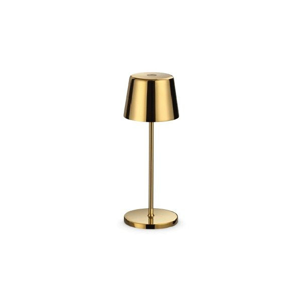 MINI LAMPADA DA TAVOLO RICARICABILE LED ORO 2,5W 220LM 2200K/2700K CUTE IDEALLUX