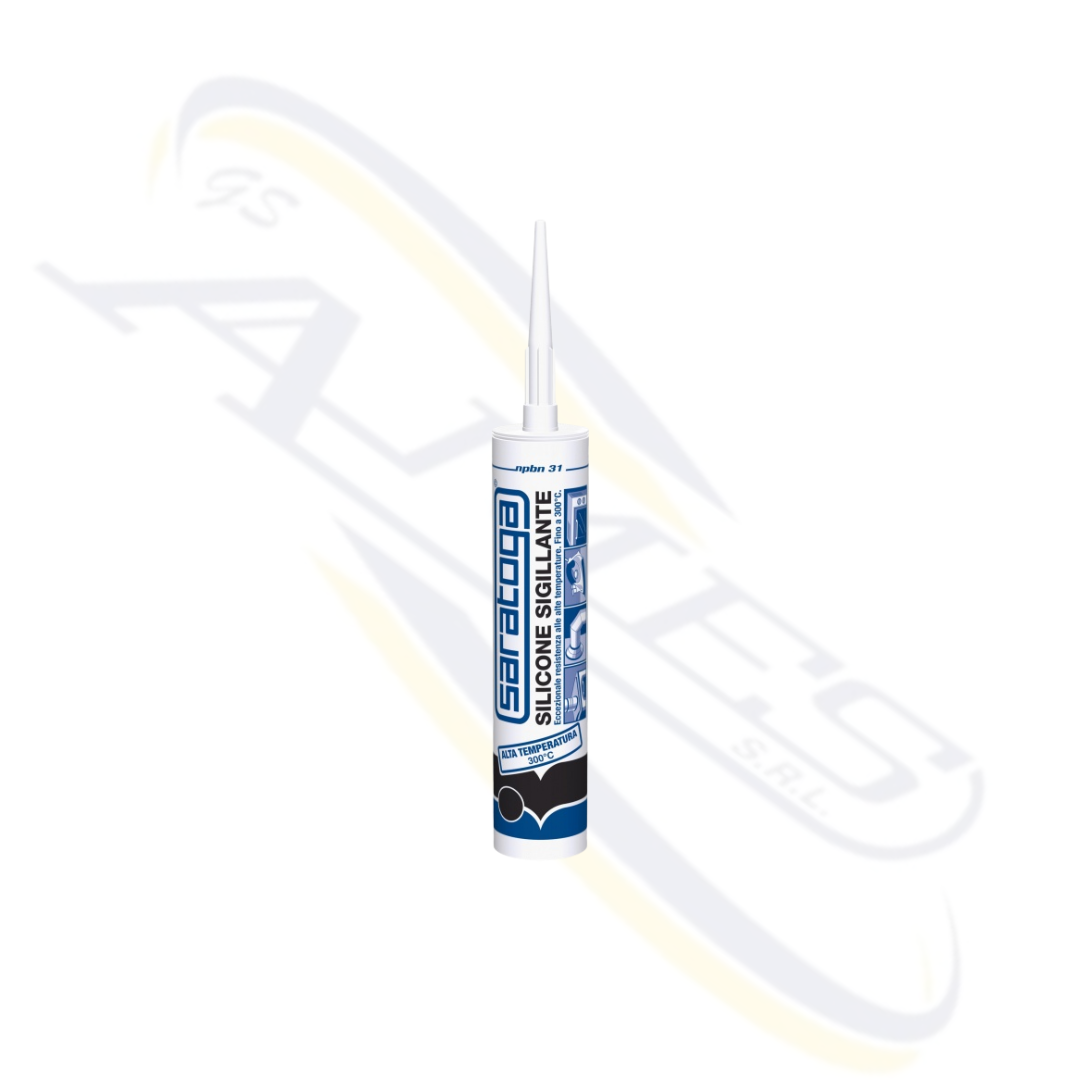 SILICONE SIGILLANTE ALTE TEMPERATURE NERO ML 280 SARATOGA