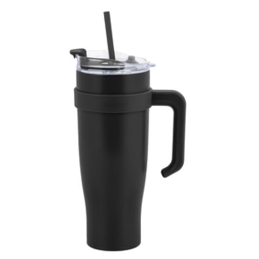 BORRACCIA TUMBLER TERMICA Travel Mug in Acciaio Inox COLORE: NERO
