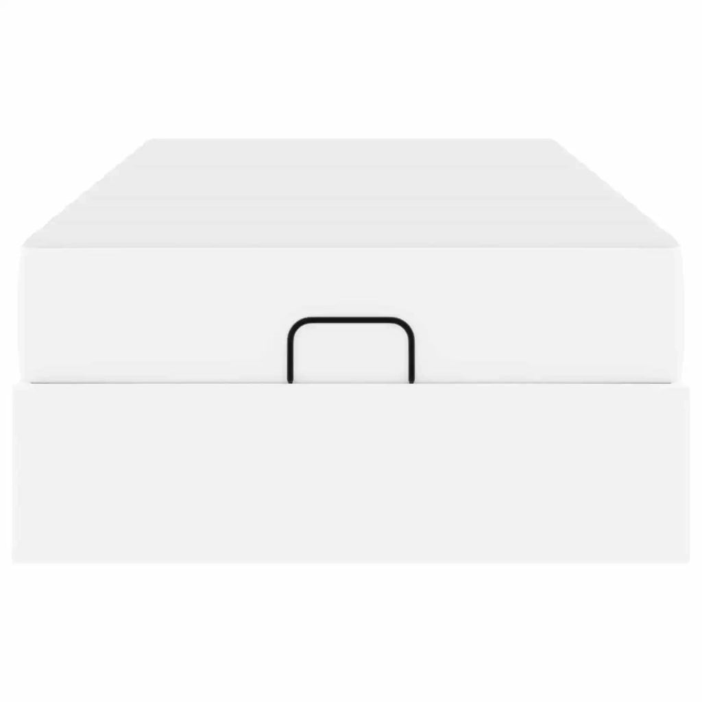 Struttura letto con materasso Altro 2 pcs Bianco PVC 3399410