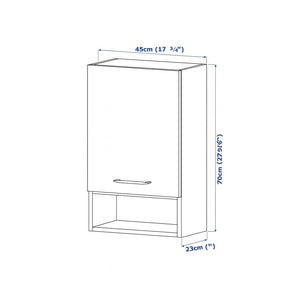 PENSILE SOSPESO IRIS 45 GRIGIO CALCE.