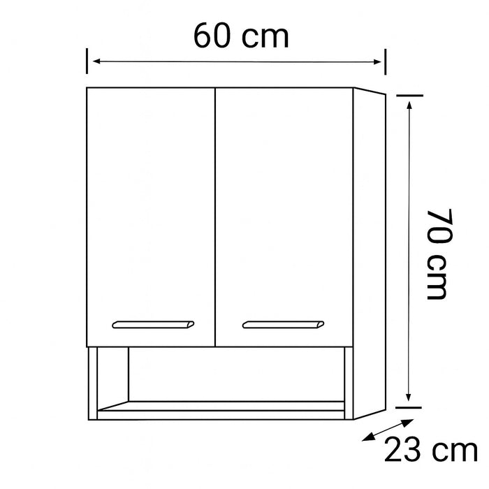 PENSILE IRIS SOSPESO DUE ANTE 60 GRIGIO.