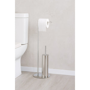 PIANTANA PORTASCOPINO/PORTAROTOLO H71CM CROMO.