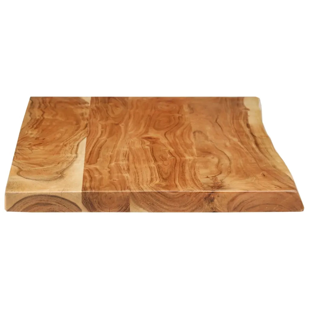 Piano per Lavabo Bagno in Massello di Acacia 114x52x4 cm 286324