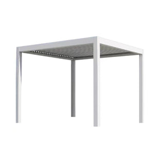 PERGOLA BIOCLIMATICA 400X400XH250CM BIANCA.