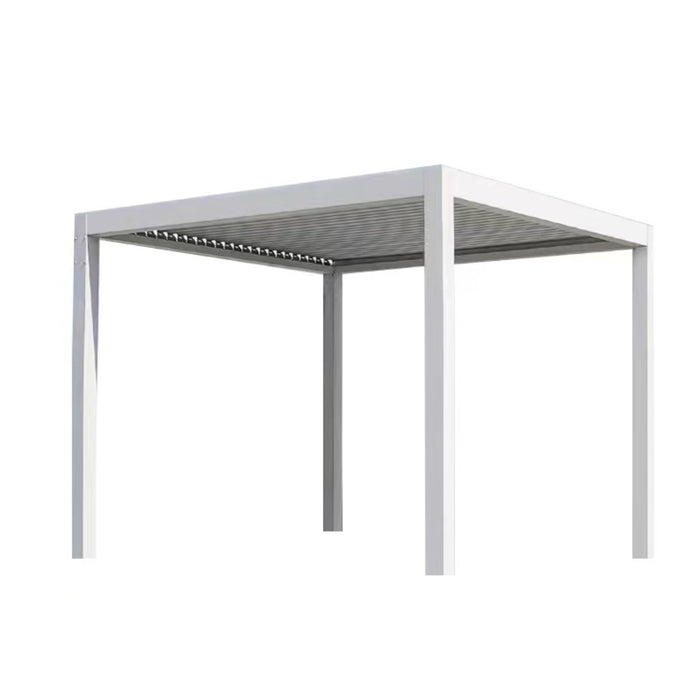 PERGOLA BIOCLIMATICA 400X400XH250CM BIANCA.