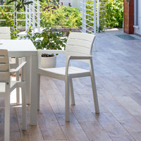 Toomax SEDIA RECANATI CON BRACCIOLI 59X53XH84CM BIANCA