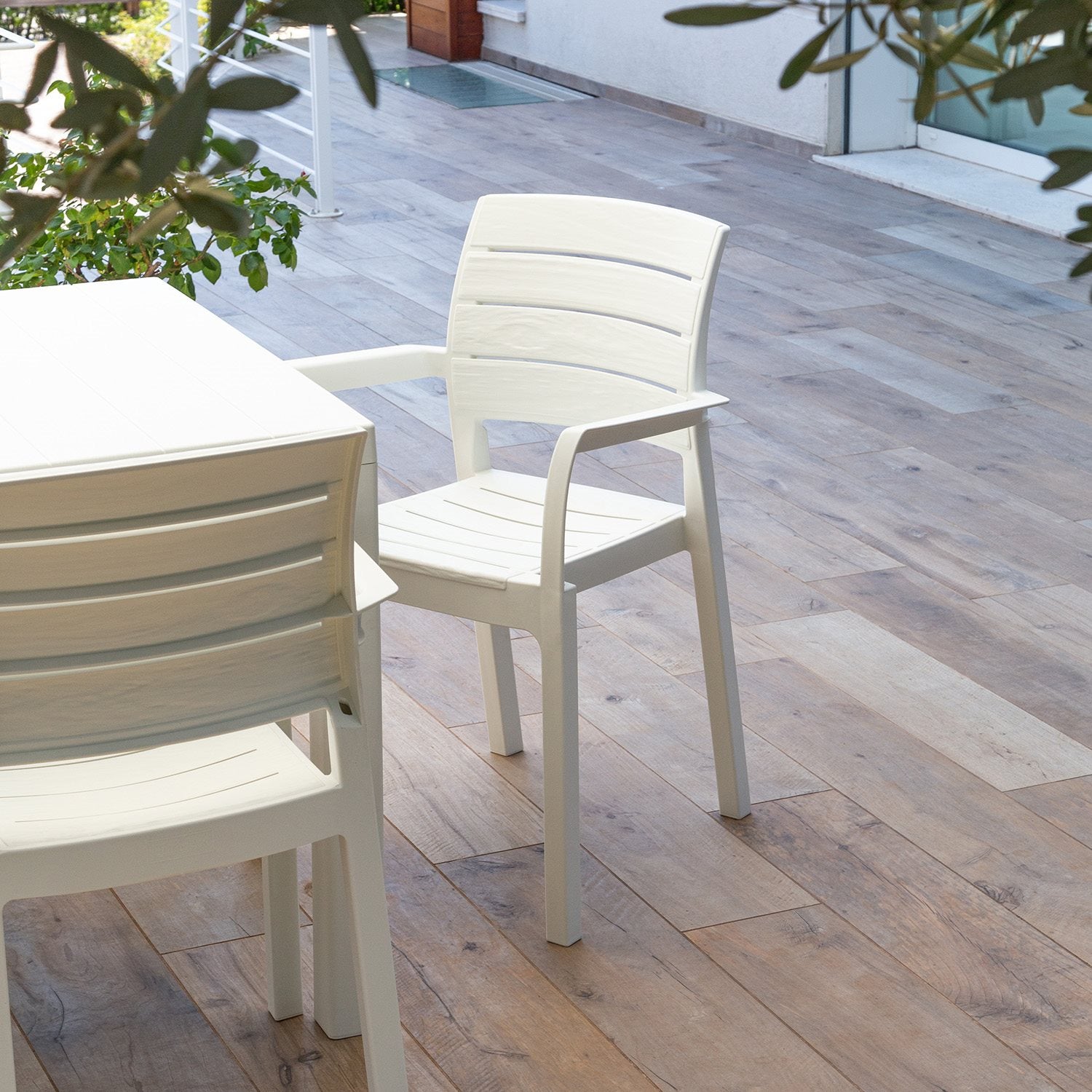 Toomax SEDIA RECANATI CON BRACCIOLI 59X53XH84CM BIANCA