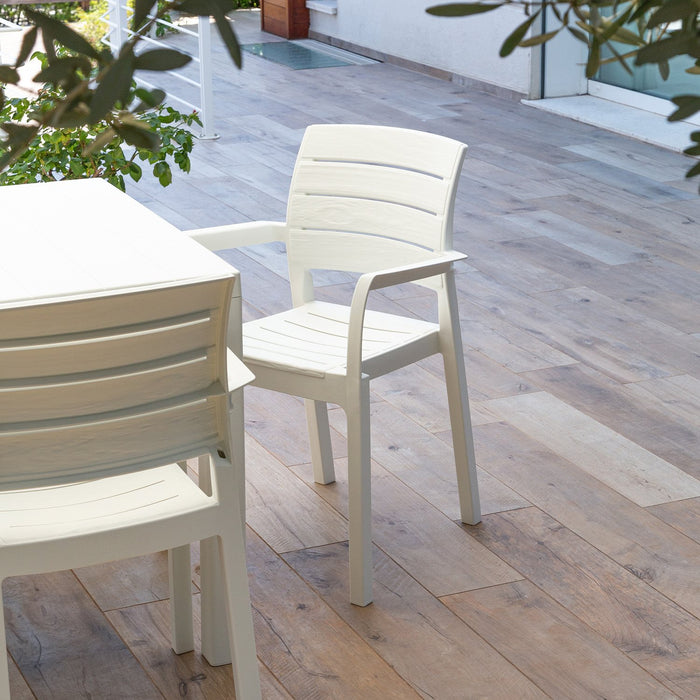 Toomax SEDIA RECANATI CON BRACCIOLI 59X53XH84CM BIANCA