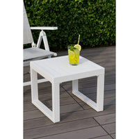 TAVOLINETTO SQUAY 45X45XH32CM BIANCO