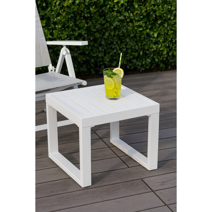 TAVOLINETTO SQUAY 45X45XH32CM BIANCO