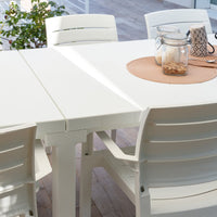 TAVOLO GOLIA 294X88XH74CM BIANCO LATTE.