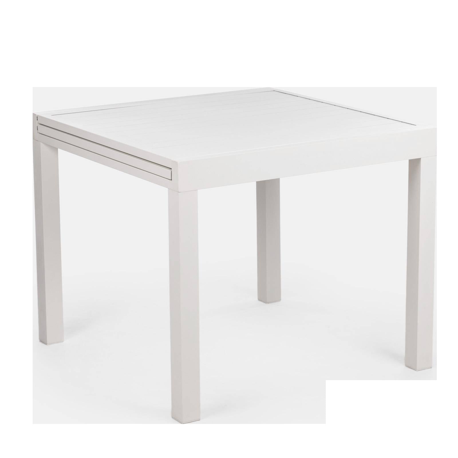 TAVOLO DOUBLE 135-270X90XH75CM BIANCO.