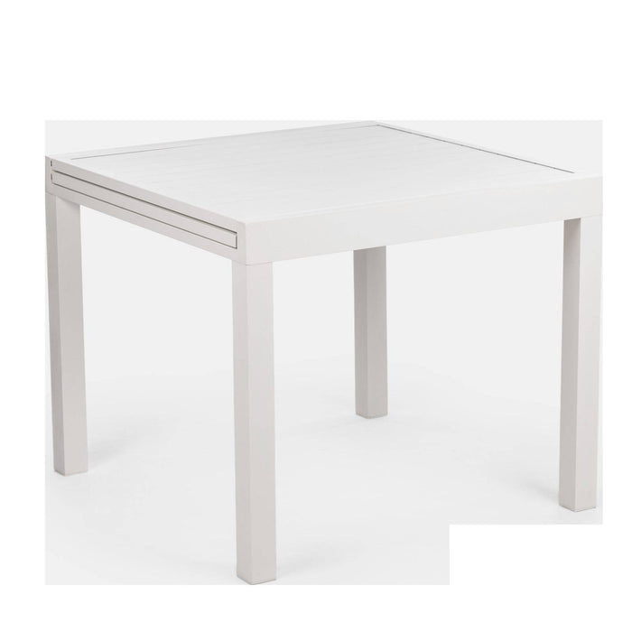 TAVOLO DOUBLE 135-270X90XH75CM BIANCO.