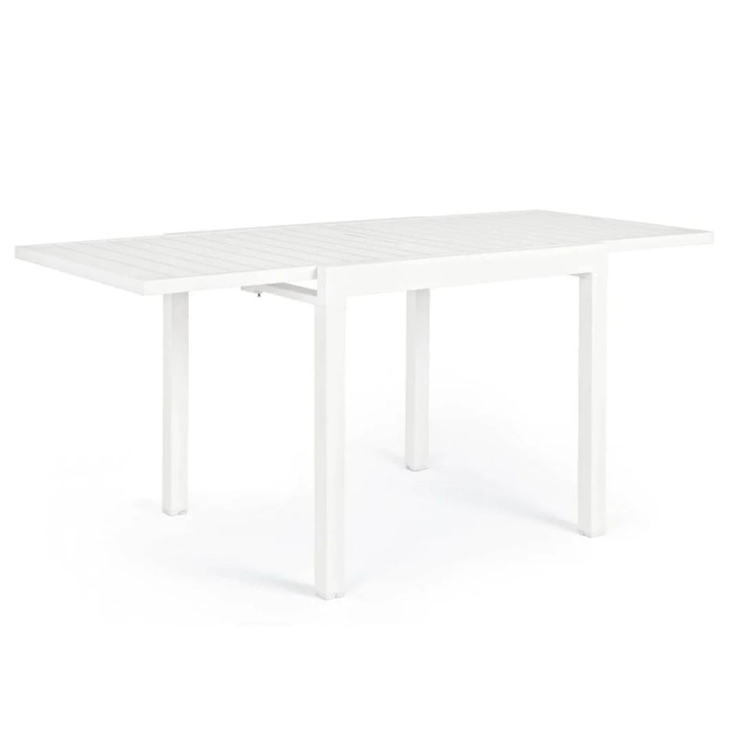 TAVOLO DOUBLE 135-270X90XH75CM BIANCO.