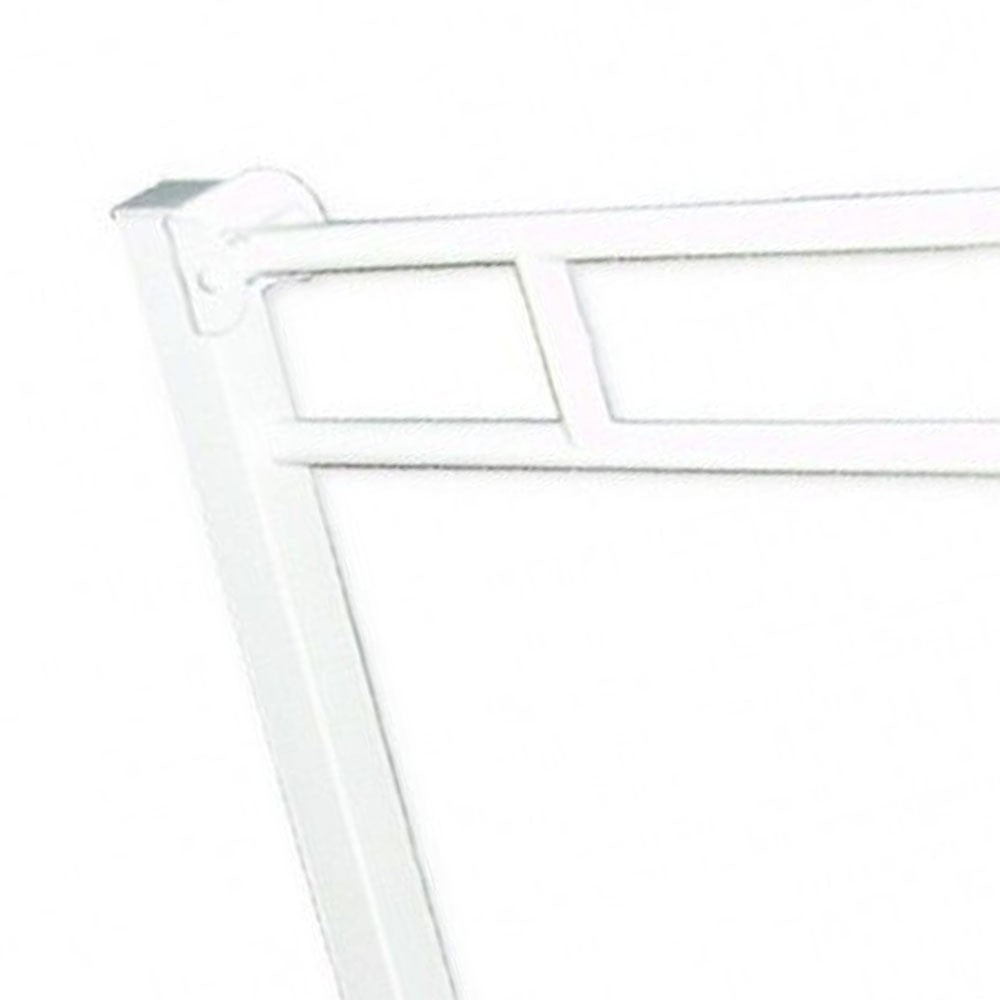 Maniglione barra ribaltabile bianco su colonna