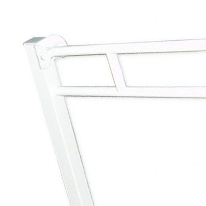 Maniglione barra ribaltabile bianco su colonna