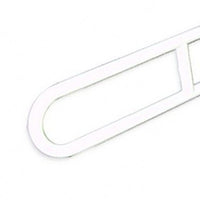 Maniglione barra ribaltabile bianco su colonna