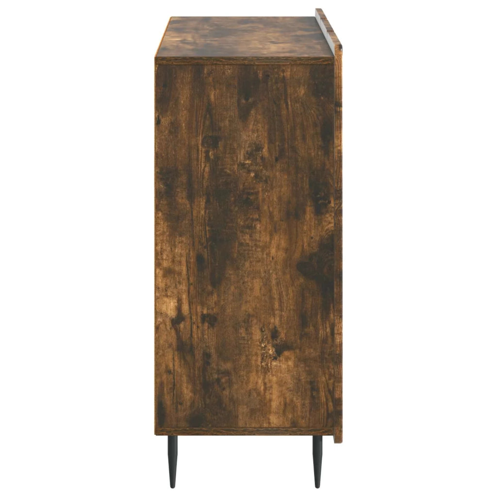 Credenza Rovere Fumo 89 x 34,5 x 82 cm Legno ingegnerizzato