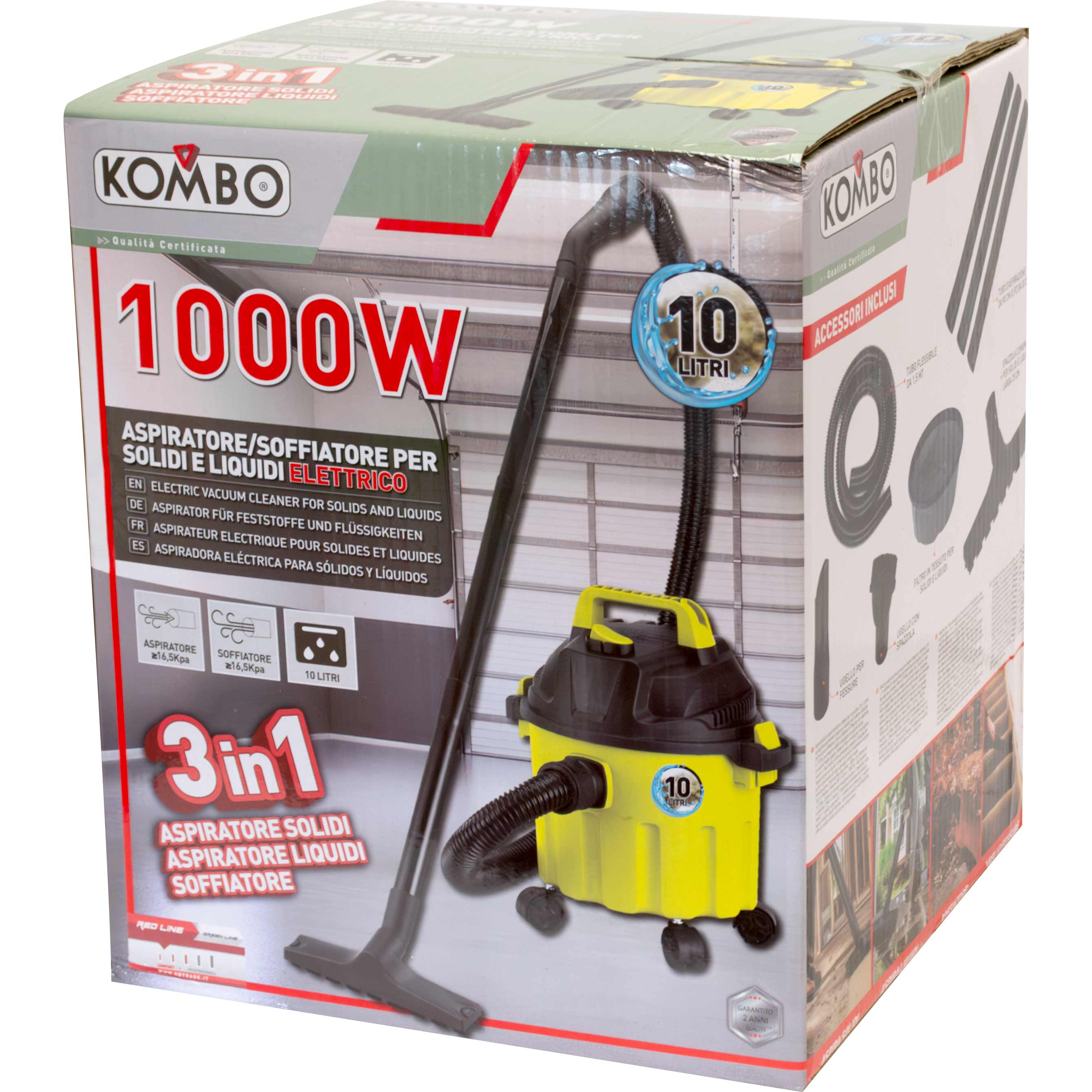 Aspiratore Solidi e Liquidi 10Lt