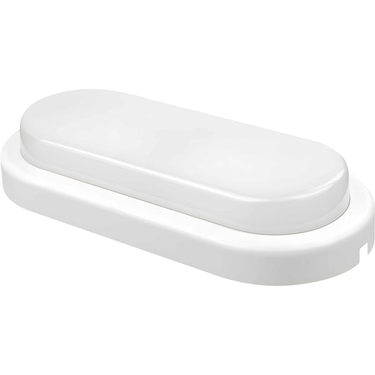 PLAFONIERA OBLO LED OVALE 12W 960LM 4000°K DIMENSIONI 230X104X42MM IP54 A+