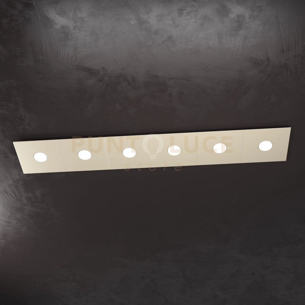 ECCENTRIC APPLIQUE-PLAFONIERA 6 LUCI SABBIA 1156-6L-SA