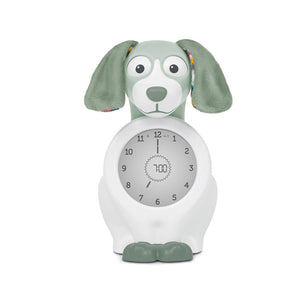 Orologio Cagnolino Multifunzione 11x20x13 cm con Sveglia Bianco/Verde