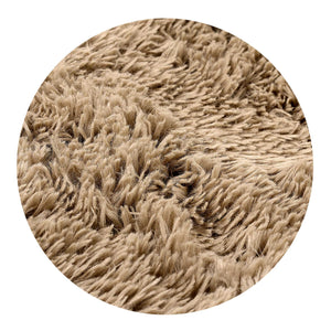 AIO FACTORY 80x120 cm TAPPETO PELOSO ANTISCIVOLO Beige - Tappeto morbido per la casa