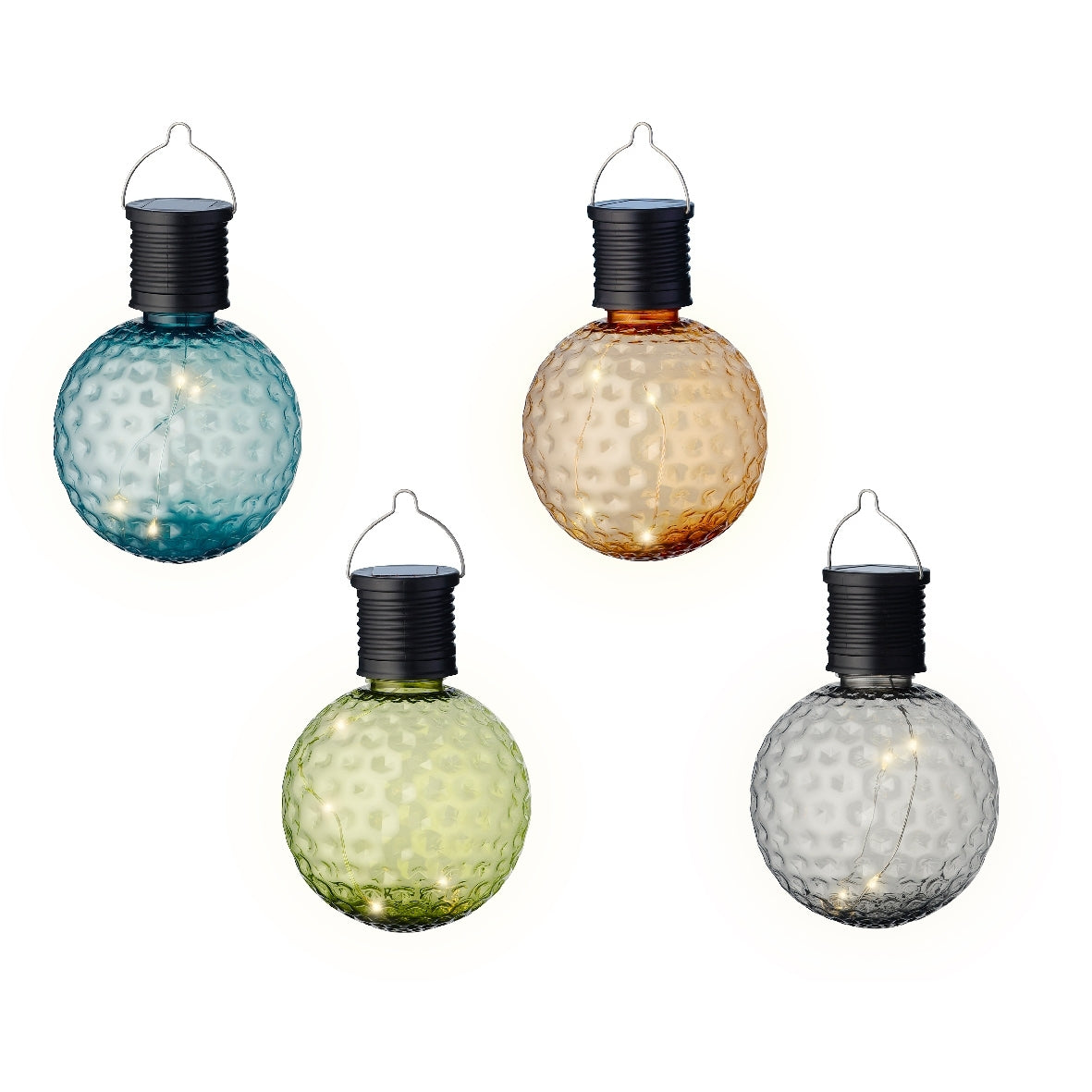 LAMPADINA SOLARE D.7,8XH11,2CM IN PLASTICA 4 COLO.