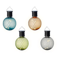 LAMPADINA SOLARE D.7,8XH11,2CM IN PLASTICA 4 COLO.