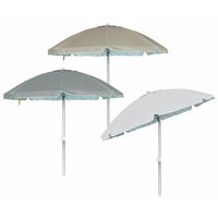 OMBRELLONE SPIAGGIA D.200CM VERDE/TORTORA/BIANCO