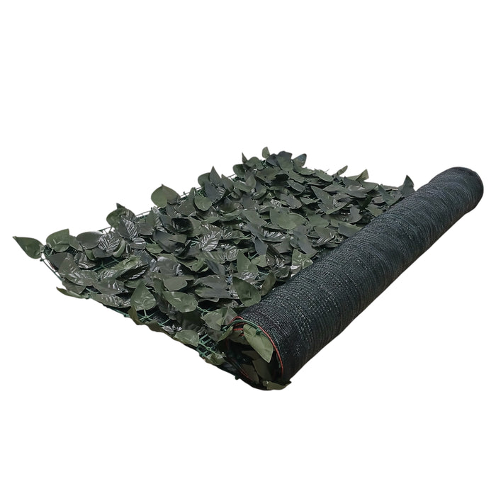 SIEPE ARTIFICIALE LAURO 100X300CM VERDE CON RETE