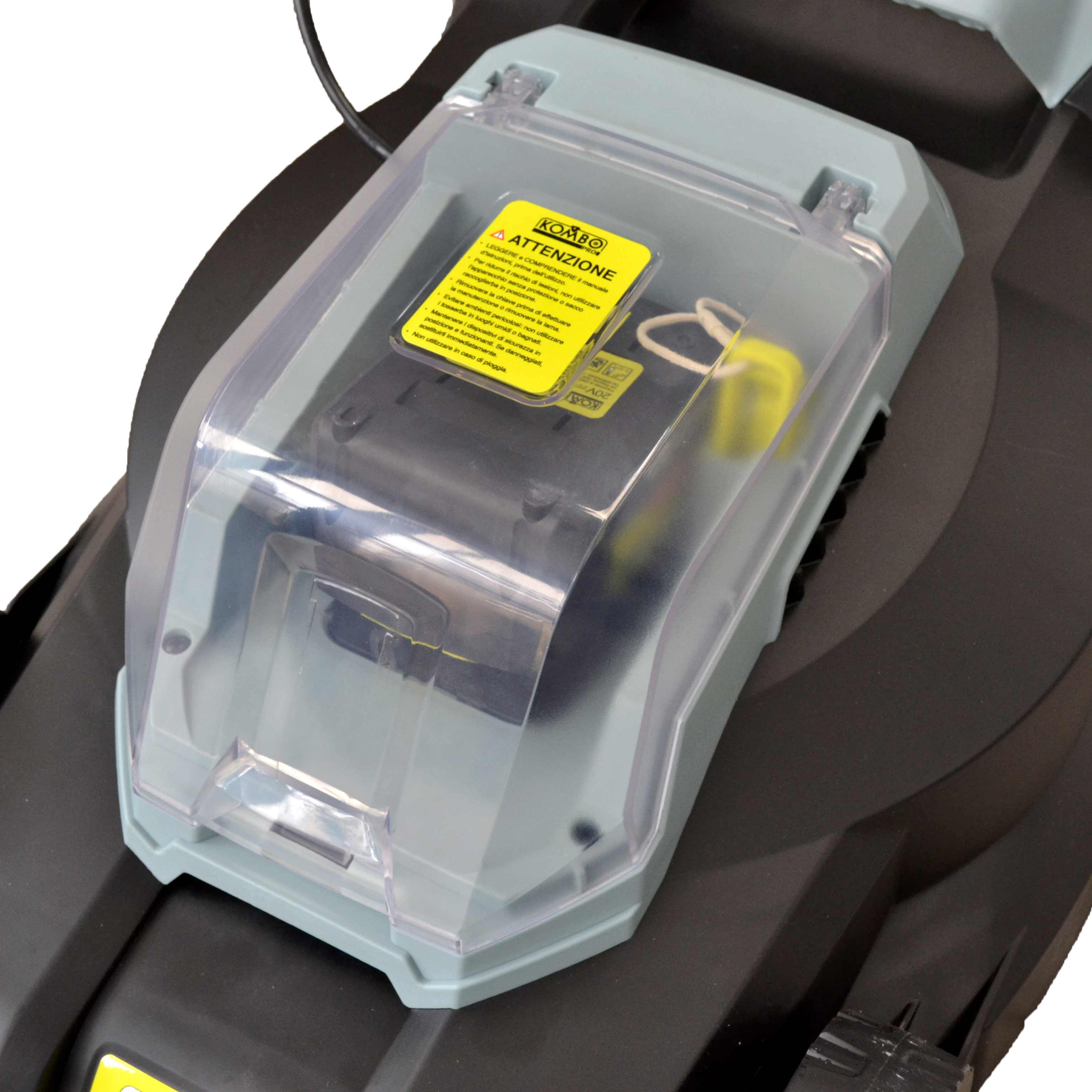 Rasaerba Brushless a Batteria 20 V Taglio 33cm con batteria 4.0AH